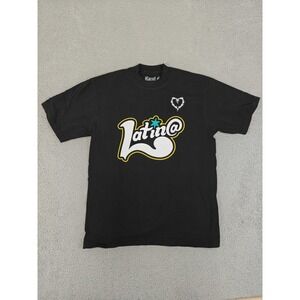 Karol G Latin@ Shirt‎ Mens Medium Black 13 Graphic Heavyweight Tour Tee USA New